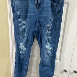 Torrid Denim Distressed Women Jeggings